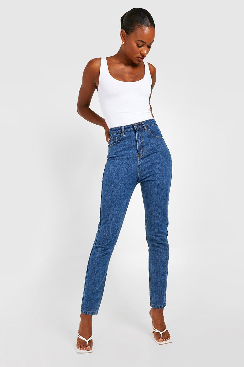 High waisted store mom jeans tall